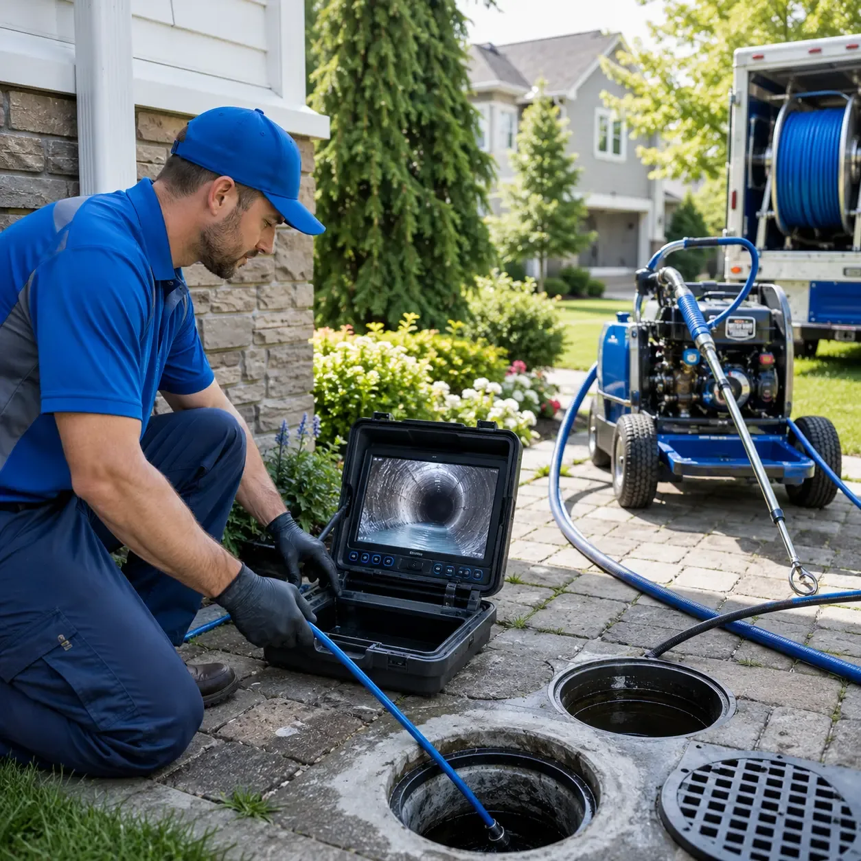 Outdoor drain cleaning professionals serving Lancaster, VA